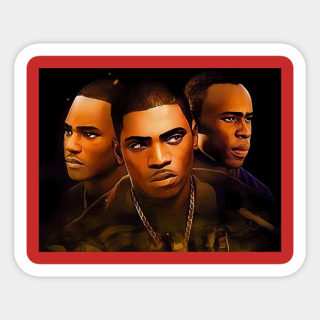 Paid In Full - Ace, Mitch & Rico Sticker by M.I.M.P.